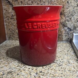 Le Creuset Red Utensil Holder